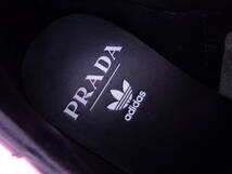 超レア！Prada Superstar　プラダ スーパースター　アディダス x プラダ コラボ スニーカー　ブラック JP24.5cm　定価\72600_画像10