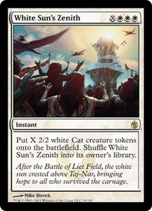 白の太陽の頂点/White Sun's Zenith [MBS] ミラディン包囲戦 MTG 英語 019 H1Y1