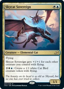 空猫の君主/Skycat Sovereign [IKO] イコリア：巨獣の棲処 MTG 英語 207 H0.5Y0.5