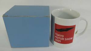 ☆V05■第３９回　東京モーターショー　2005　美濃焼　マグカップ　陶器製■未使用