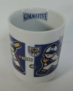 ☆P00■GIMME　FIVE　ギミーファイブ　湯飲み/湯呑み　陶器製■1990サンリオ旧ロゴ　未使用