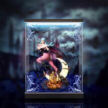 TES ヴァンパイア モリガン DARKSTALKERS スタチュー ☆専用☆ フィギュアケース 展示ケース LED照明 アクリル ディスプレイ ショーケース_画像1