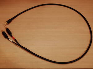 ★ 即決 MOGAMI 2549 RCA-ステレオミニプラグ3.5mm 変換ケーブル 50cm Yケーブル 金メッキ NYS352AG NYS231BG-LL (アンフェノール変更可)★