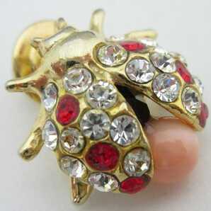 【TOP】珊瑚 サンゴ ブローチ タイタック タイピン ルース 根付 j412.