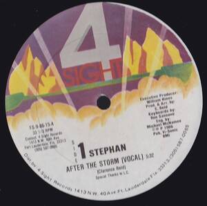 Old school・Rap 12inch★STEPHAN / After the storm (ORAN JUICE JONES / The rain アンサーソング)★4 Sight★