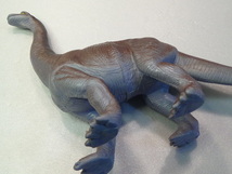 再値下 ビッグサイズ 1998 Brachiosaurus ブラキオサウルス グレー×ブラウン系 怪獣 おもちゃ ディスプレイ_画像4