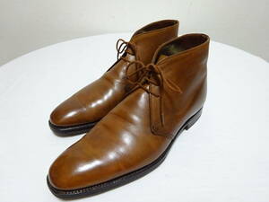 CROCKETT&JONES クロケット＆ジョーンズ　CAMBERLEY　チャッカーブーツ　レザーブーツ　シューズ　ハンドグレード　6D　24.5cm　ENGLAND製