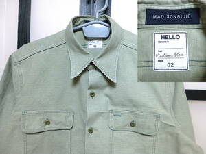 マディソンブルー ミリタリー シャツ / MADISONBLUE メンズ ワークシャツ