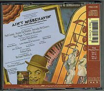 AIN'T MISBEHAVIN' ORIGINAL BROADWAY CAST【中古CD】ミュージカル 浮気はやめた USA盤_画像2