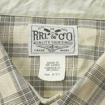 RRL ダブルアールエル 20AW CHECKED COTTON DOBBY WORK SHIRT チェックコットンドビーワークシャツ M(15 1/2) 長袖 ボタンダウン mc66377_画像3