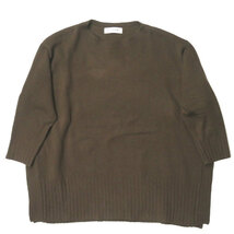 Ray BEAMS レイビームス 20AW サイドスリット ビッグプルオーバー 63-15-0529-353 フリー ブラウン セーター ニット トップス lc31005_画像1