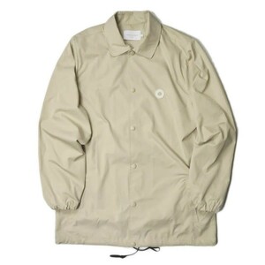 DROLE DE MONSIEUR ドロールドムッシュ NFPM JACKET ロゴプリントコーチジャケット S ベージュ ナイロン ブルゾン アウター ☆☆mc59267