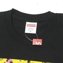 新品 Supreme シュプリーム 16SS アメリカ製 Beach Tee プリントクルーネックTシャツ M ブラック 半袖 ビーチ トップス ☆☆s15266_画像4