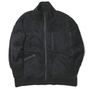 HUMIS ヒューミス 19AW DEFORMATION BOA BLOUSON スーパーマイクロ ボアブルゾン M-PT1101 S ブラック フリース ジャケット ☆☆mc58572