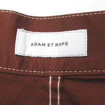 ADAM ET ROPE アダムエロペ 19SS ステッチワークロングフレアスカート GAC-09490 38 ブラウン コットン ボトムス lc30893_画像3