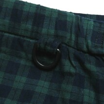 AiE エーアイイー 19SS アメリカ製 EZ Pant Cotton Tartan Check タータンチェック イージーパンツ S ベルト付き クライミング ☆☆mc60681_画像6