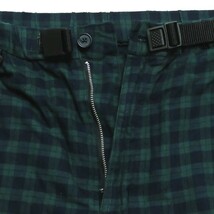 AiE エーアイイー 19SS アメリカ製 EZ Pant Cotton Tartan Check タータンチェック イージーパンツ S ベルト付き クライミング ☆☆mc60681_画像4