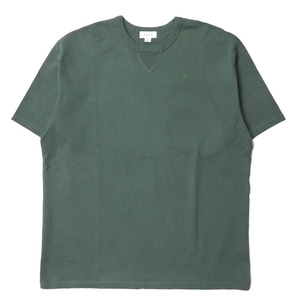 tone トーン 19SS 日本製 3 STITCH TEE 度詰め天竺 VガゼットクルーネックTシャツ TO-SS19-TEE01 5 グリーン コットン トップス mc65514