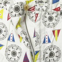 新品 NAISSANCE ネサーンス ORIGINAL FLAG PRINT SHORTS フラッグ1タックショーツ 15S-NSA-PT-06 S ホワイト ショートパンツ ☆☆g2467_画像5