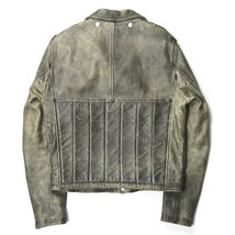 GOLDEN GOOSE ゴールデングース 16AW JACKET CHIODO GOLDEN ダブルライダースジャケット G29MP537-A1 XS 牛革 ヴィンテージ加工 ☆☆mm9017_画像2