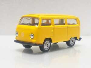 1/60 WELLY 1972 Volkswagen microbus T2 yellow yellow approximately 1/64 Willie Welly 3 -inch VW Volkswagen Bus Yellow NEX