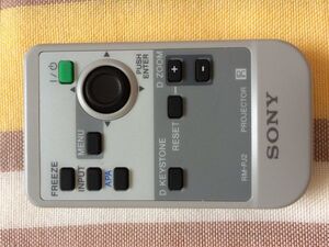 送料無料★SONY★ソニー★純正★プロジェクター用リモコン★RM-PJ2★中古★動作品