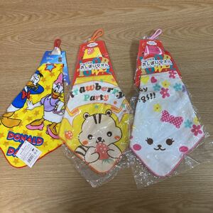ループ付きおしぼりタオル 3枚セット