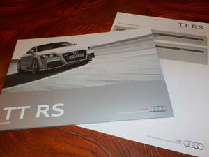 * Audi [TT RS coupe ] catalog /2009 year 11 month / with price list 