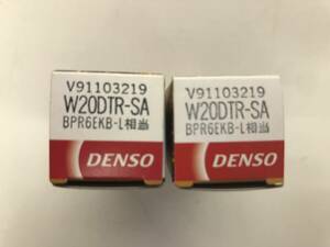 【処分品】デンソー/DENSO スパークプラグ W20DTR-SA(V9110-3219) BPR6EKB-L 相当 2本