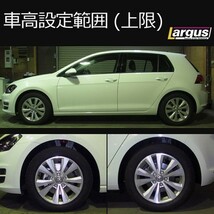 Largus ラルグス 全長調整式車高調キット SpecS Import Volkswagen GOLF7 AU 車高調_画像3