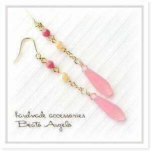 *+angelo+ Czech daga-. load Night MOP. earrings (p-088) opal pink G natural stone titanium resin earrings 