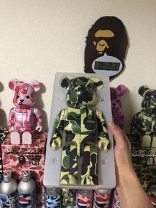 BAPE BE@RBRICK ベアブリック メディコムトイ CAMO A BATHING APETOY