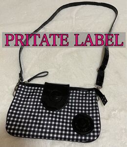 プライベートレーベル PRITATE LABEL ショルダーバッグ ミニ財布 ポシェット