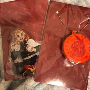 鬼滅の刃 無限列車 煉獄杏寿郎 うまい!うまい!セット アクリルスタンド キーホルダー 2点セット