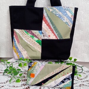 パッチワークトートバッグ&スマホケース☆ハンドメイド