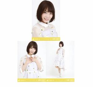 731 【乃木坂46】生写真 公式 3枚 コンプ 北野日奈子　ハルジオンが咲く頃　表題　会場限定　ヨリチュウヒキ