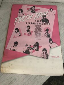 (^^) Victor calendar 1987 year fresh idol 