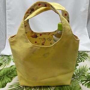 ハンドメイド ディズニー柄コンビニバッグ トートバッグ