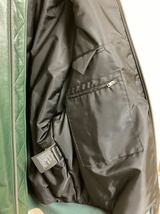 新品未使用 PRADA×RAF SIMONS Oversized nappa leather bomber jacket Green L プラダ ラフシモンズ レザー ボンバージャケット fw21 MA1_画像6