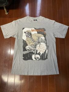 90'S 当時物　METALLICA パスヘッドTシャツ　ヴィンテージ　サイズL シングルステッチ　giantタグ　コピーライト　メタリカ　