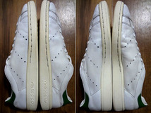 ビンテージ、レア! ADIDAS アディダス STAN SMITH スタンスミス 白/緑 1980年代USA製 24.5cm US6.5 オリジナル フランス スペイン カナダ_画像8