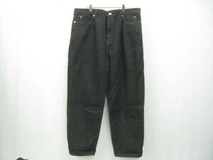 mas. black Denim wide pants black black size 3