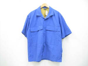  new goods unused regular price 12980 jpy WILDTHINGS Wild Things short sleeves nylon jacket blue blue size M