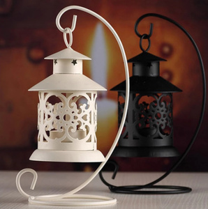 ランタン ヨーロピアンスタイル キャンドルスタンドライトホルダー 家の装飾 モロッコスタイル 鉄 燭台キャンドルホルダー