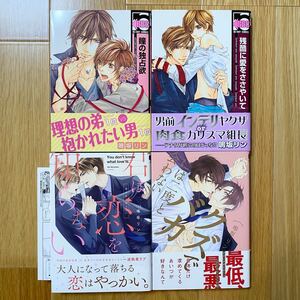BLコミック/瞳の独占欲/残酷に愛をささやいて/君は恋を知らない/クズでバカには二度と会わない/鳴坂リン