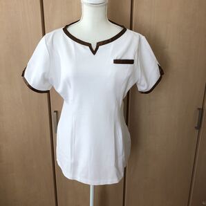 モードルイーズ製 XLサイズ エステサロン ユニフォーム スリットチュニック制服 ★ 型番A-37- P45