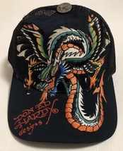 【新品未使用、正規品、本物】 Ed Hardy エド・ハーディー ドラゴン 刺繍 キャップ 帽子 ブラック_画像5