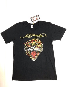 [ с биркой, стандартный товар, подлинный товар ] Ed Hardy Ed Hardy - Tiger футболка тигр . размер L черный 