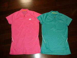  Adidas sport shirt S 2 sheets set speed .. fastener pocket code hole attaching running reflector 