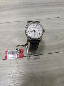 Wenger ウェンガー メンズ腕時計 1041.10 スイス製　本皮ベルト　新品未使用品